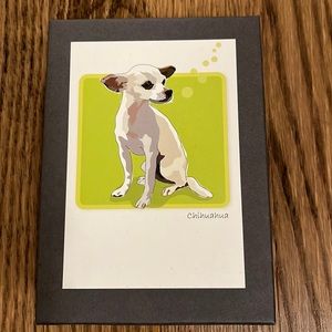 Paper Russells small chihuahua cards, 4*5 1/2 inches